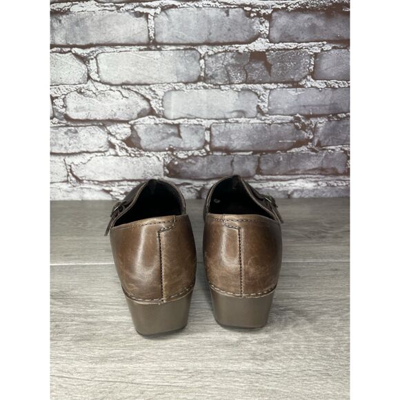 Dansko Tamara Chocolate Leather Strap Clogs Shoes Women Sz 40EU/9M US 4800457800 - Picture 4 of 16